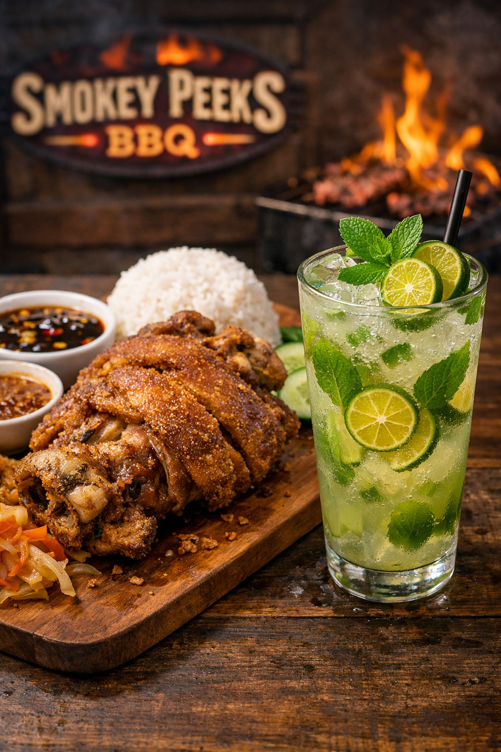 Crispy Pata & Calamares