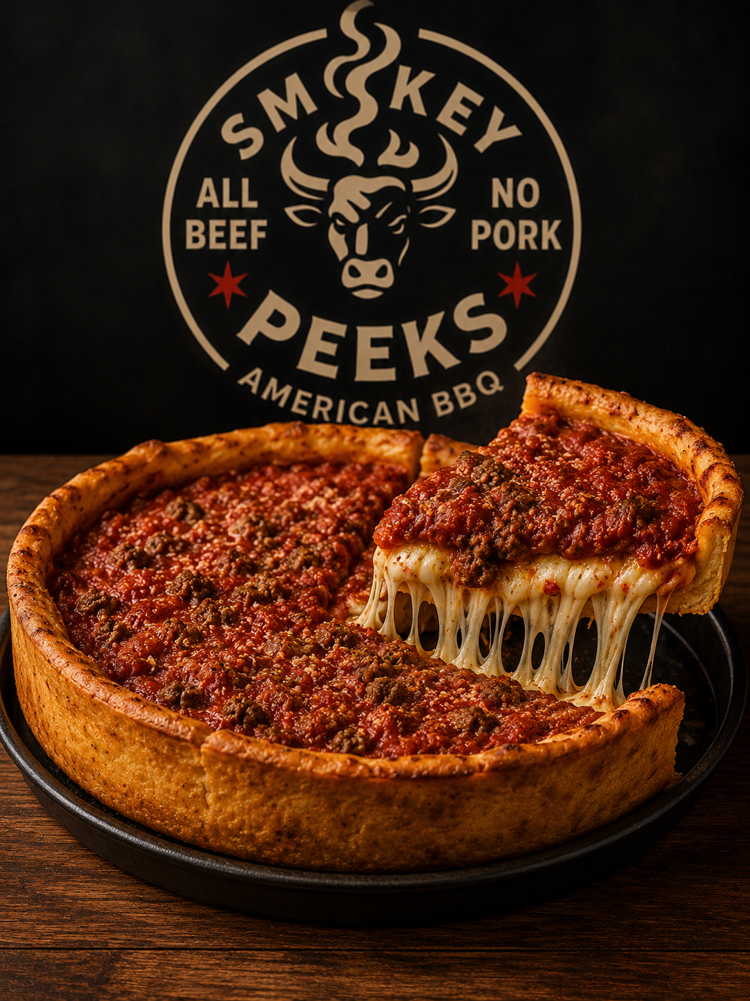 Deep-Dish Pizza